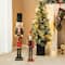 Glitzhome® 24" Wooden Christmas King Nutcracker